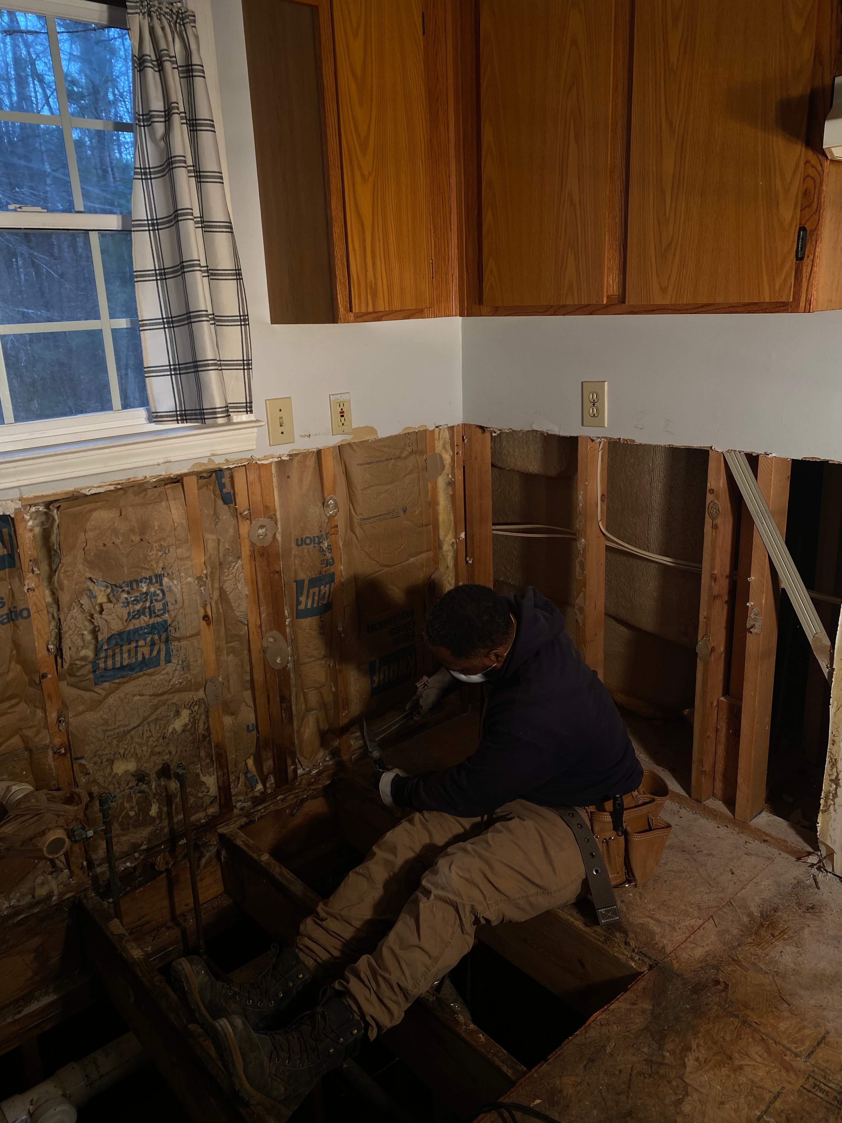 Flooring Replacement — before